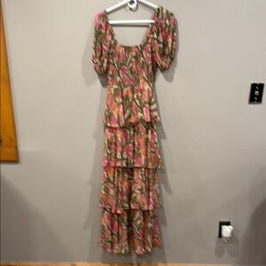 Floral Tiered Maxi Dress